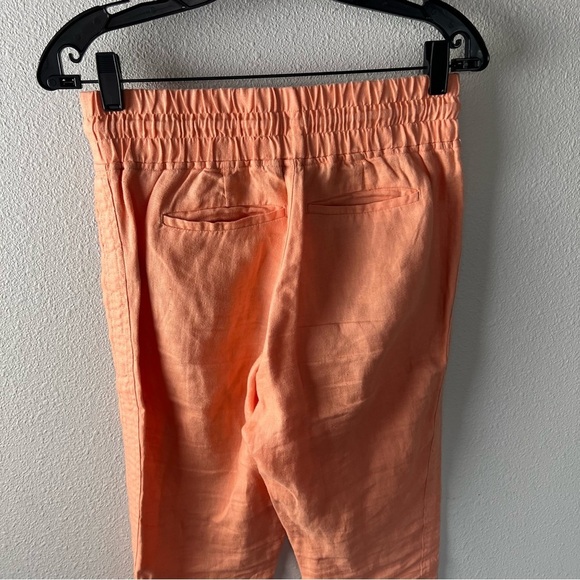 ATHLETA Cabo Linen Jogger Pants Light Peach Casual Activewear Outdoor Women’s 2 - Picture 9 of 13